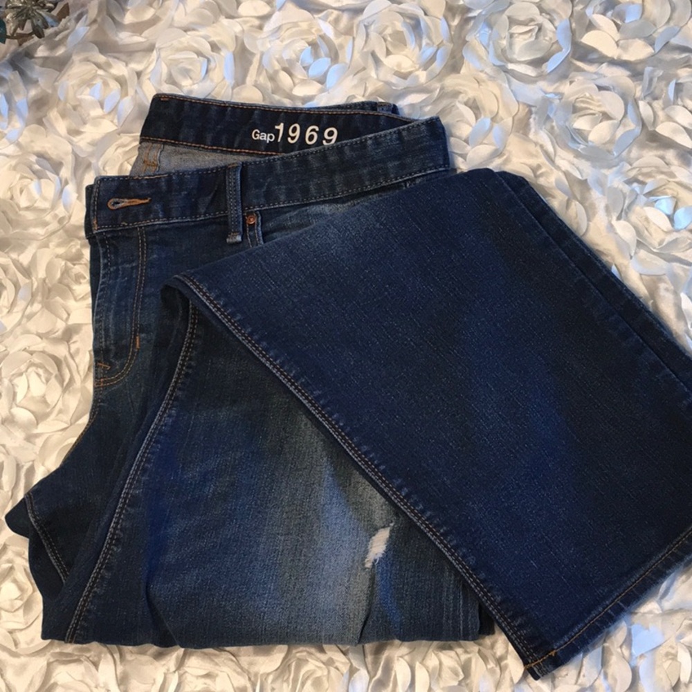 Gap real straight leg jeans